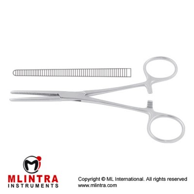 Rochester-Pean Haemostatic Forcep Straight Stainless Steel, 24.5 cm - 9 3/4"